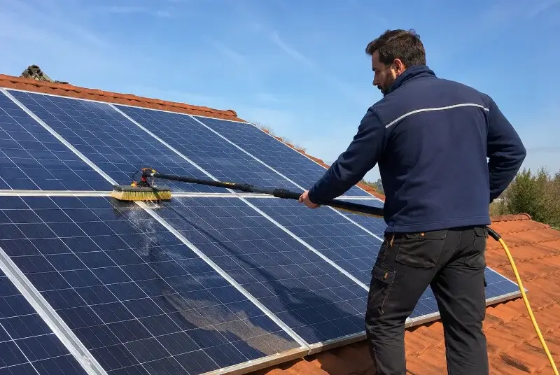 Nettoyage et entretien de panneaux solaires à Latour-de-France