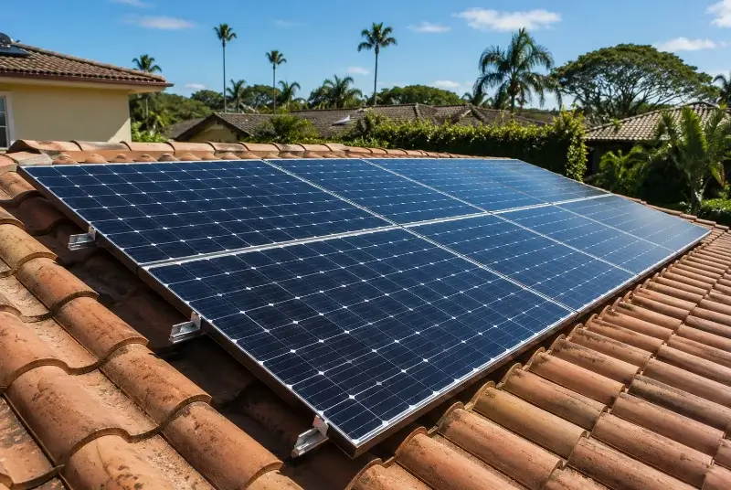 Installation de panneaux solaires à Latour-de-France